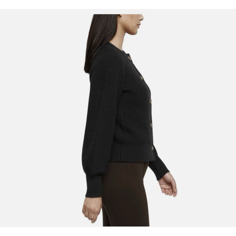 NWT Banana Republic Black Button Front Cardigan, size XL - Picture 4 of 10